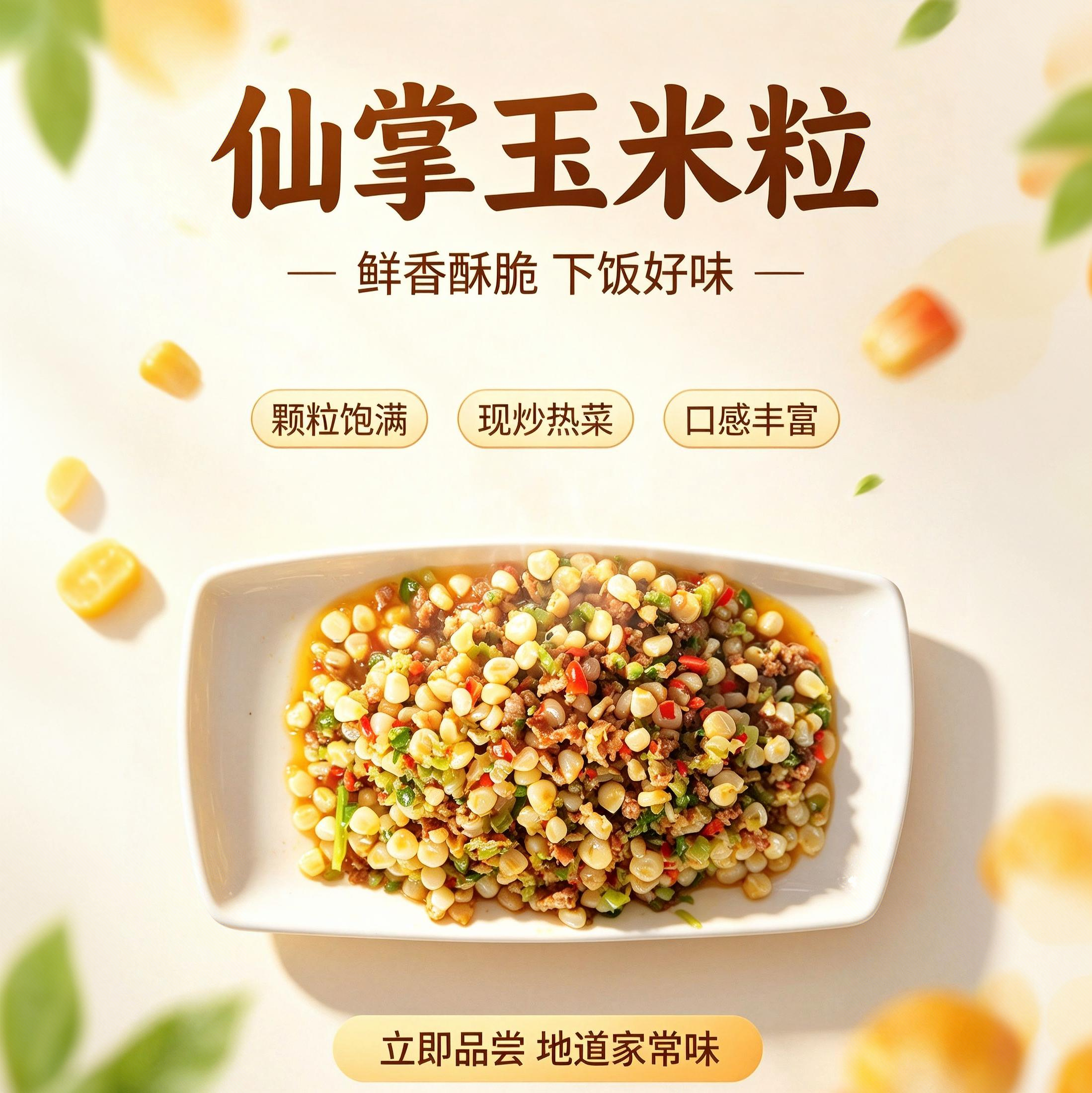 仙掌玉米粒